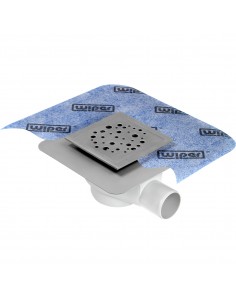 Kit Di Scarico Quadrato: Piletta Quadrata Premium Con Coperchio Mistral E Sifone Di Scarico 2 Kit Di Scarico Quadrato: Piletta Quadrata Premium Con Coperchio Mistral E Sifone Di Scarico 2
