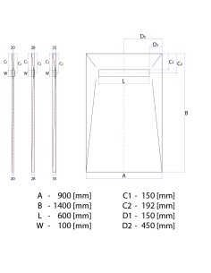 Set Per Pavimento In Vinile: Piatto Doccia Con Incluso Sifone E Copertura Mistral  2
