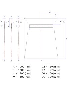 Set Per Pavimento In Vinile: Piatto Doccia Con Incluso Sifone E Copertura Mistral  2
