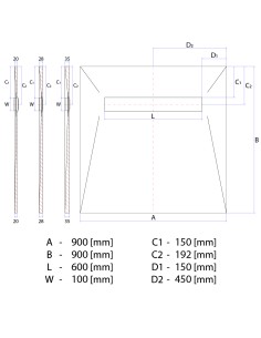 Set Per Pavimento In Vinile: Piatto Doccia Con Incluso Sifone E Copertura Sirocco  2