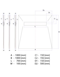 Set Per Pavimento In Vinile: Piatto Doccia Con Incluso Sifone E Copertura Sirocco  2