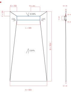 Showerlay Wiper 4 Way 800 X. . . 