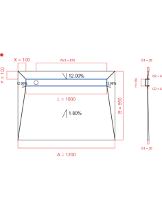 Showerlay Wiper 4 way 1200...